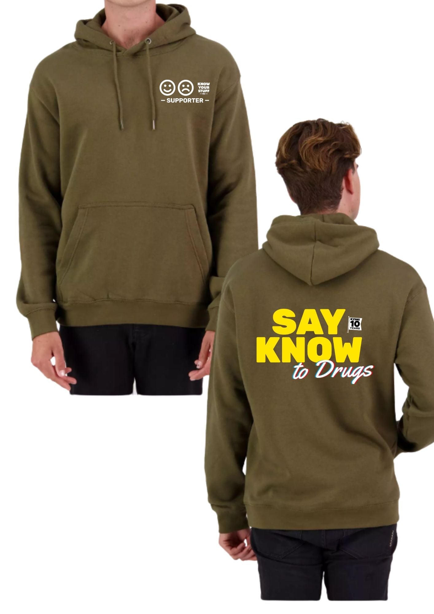 10 Year Anniversary Supporter’s Hoodie (Khaki)