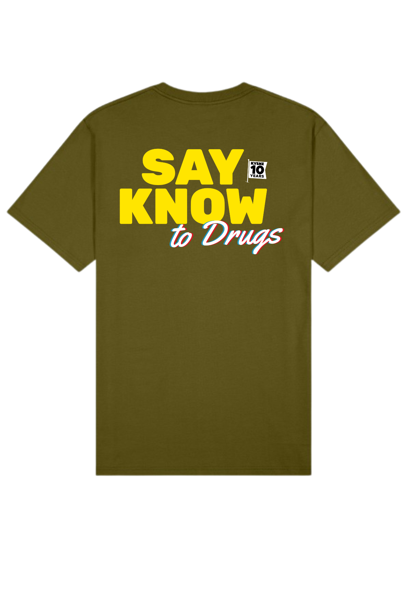 10 Year Anniversary Supporter’s T-Shirt (Khaki)