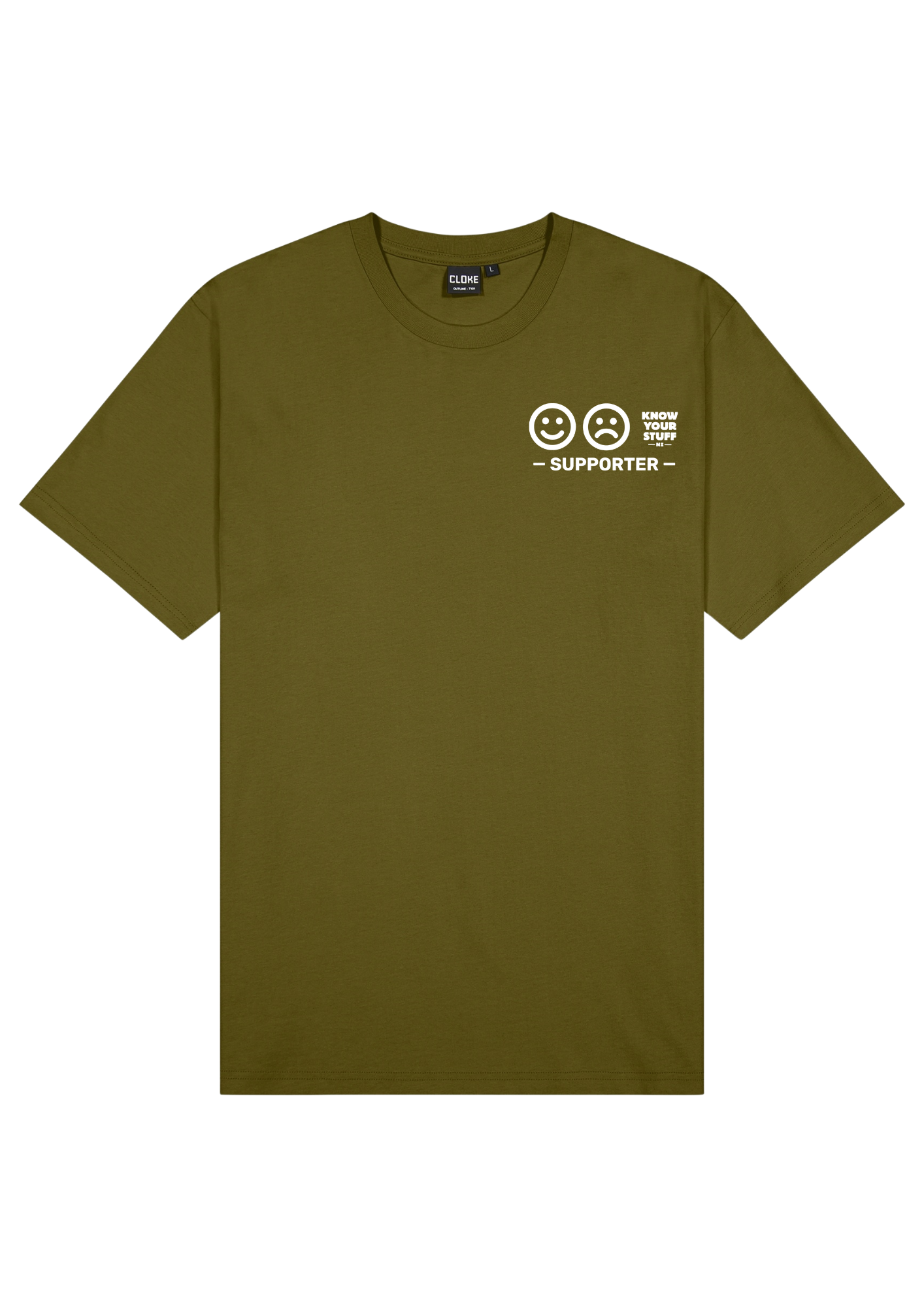 10 Year Anniversary Supporter’s T-Shirt (Khaki)
